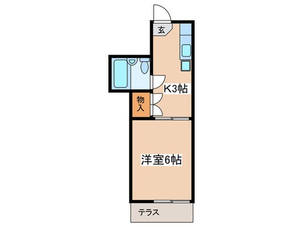 メゾンフロレアルの物件間取画像